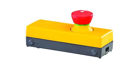 MBW_FRVKLOO Schlegel minibox mit bodenseitiger Kabeleinführung M20 Not-Halt-Taste beleuchtbar Typ MBW_FRVKLOO Schlegel