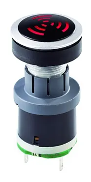 RRJNSGL+SGILR-24V Schlegel Beleuchteter akustischer Signalgeber, silberfarben  Typ RRJNSGL+SGILR-24V Schlegel