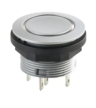 SCTLRWF Drucktaster mit Ringbeleuchtung taktil, silberfarben SCTLRWF Schlegel