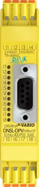 40DP03 DNSL-DPV Profibus steckbar DP 4I 8O Byte  8 sichere Eingänge LED Einzelklemme ID: 0AB0 DINA