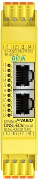 40EC04 DNSL-ECV EtherCat steckbar 4I 16O Byte  8 sichere Eingänge LED Einzelklemme DINA