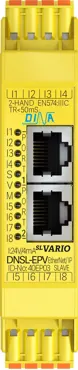 40EP03 DNSL-EPV Ethernet/IP steckbar 4I 8O Byte  8 sichere Eingänge LED Einzelklemme DINA