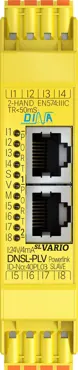 40PL03 DNSL-PLV Powerlink steckbar 4I 8O Byte ST 8 sichere Eingänge LED    DINA