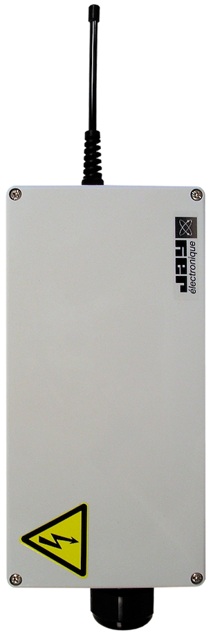 ORRA82L1A Industrieller Empfänger, 8+1 Kanal, 24-48VAC, IP65, Gehäuse ABS Jay