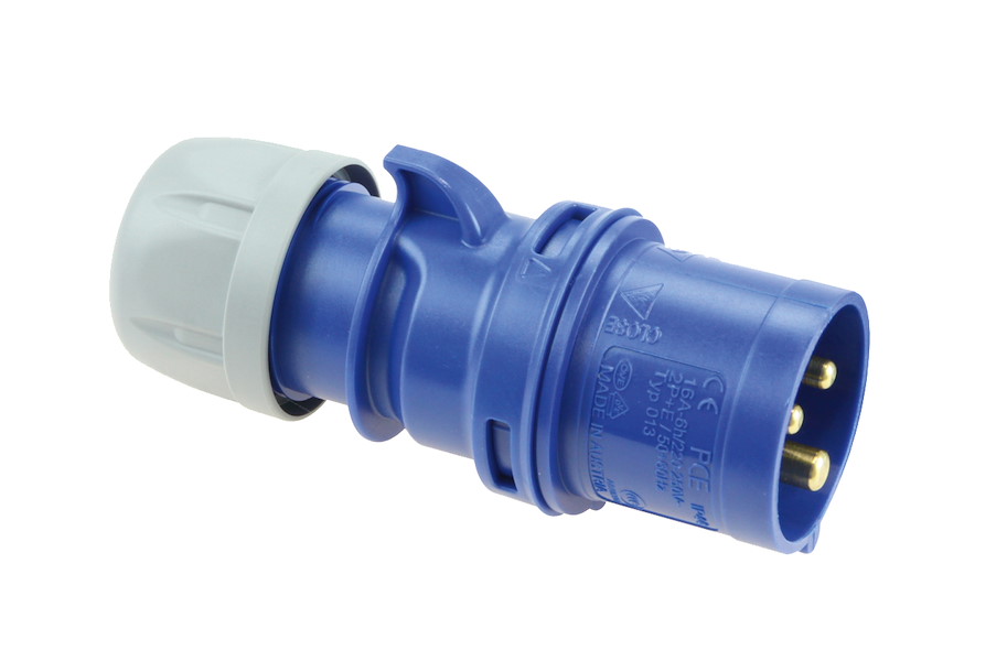 013-6 Stecker 16A 3p 6h SHARK PCE