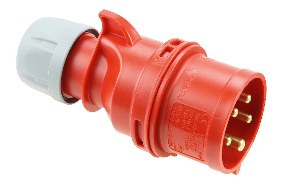 015-7 Stecker 16A 5p 7h SHARK PCE