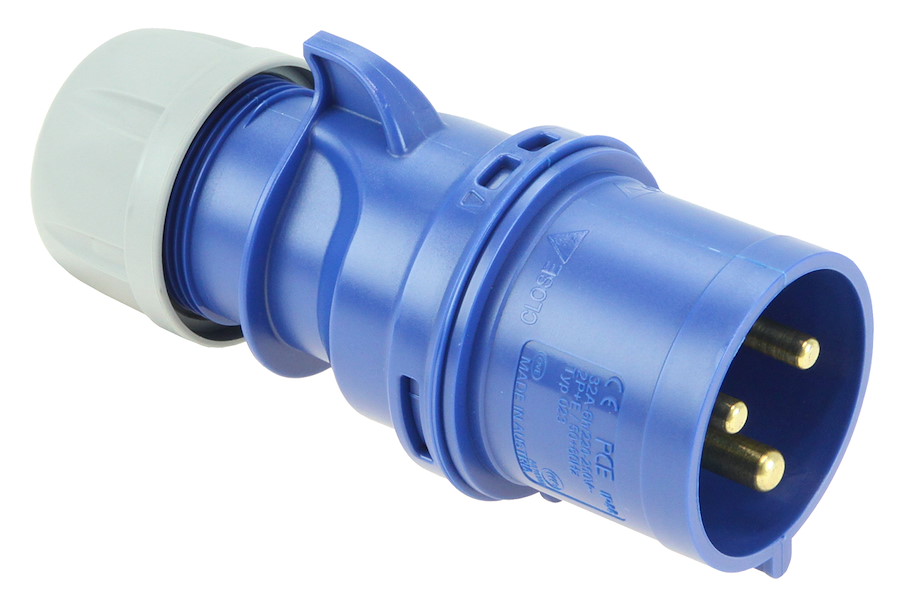 023-6 Stecker 32A 3p 6h SHARK PCE