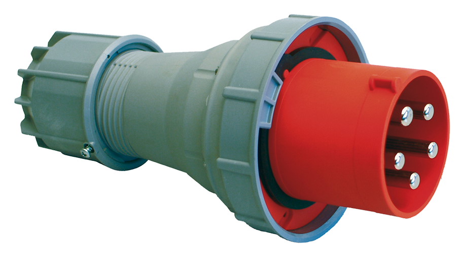 034-9 Stecker 63A 4p 9h IP67  Power Twist PCE