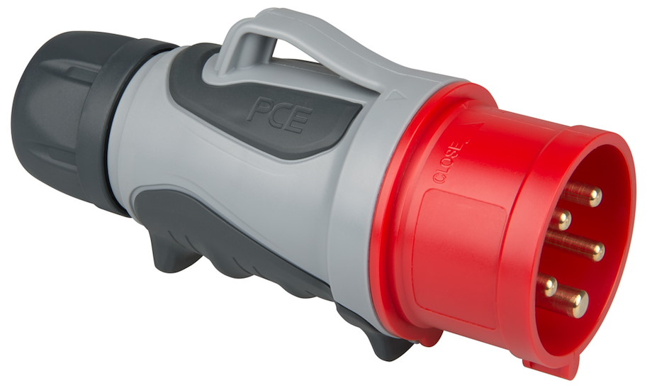 70153-6TT CEE Phasenwender 16A 5P 6h GRIP IP44/54 TT PCE