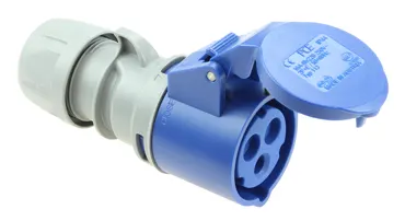 213-6TT Kupplungssteckdose 16A 3p 6h IP44 Turbo Shark   PCE
