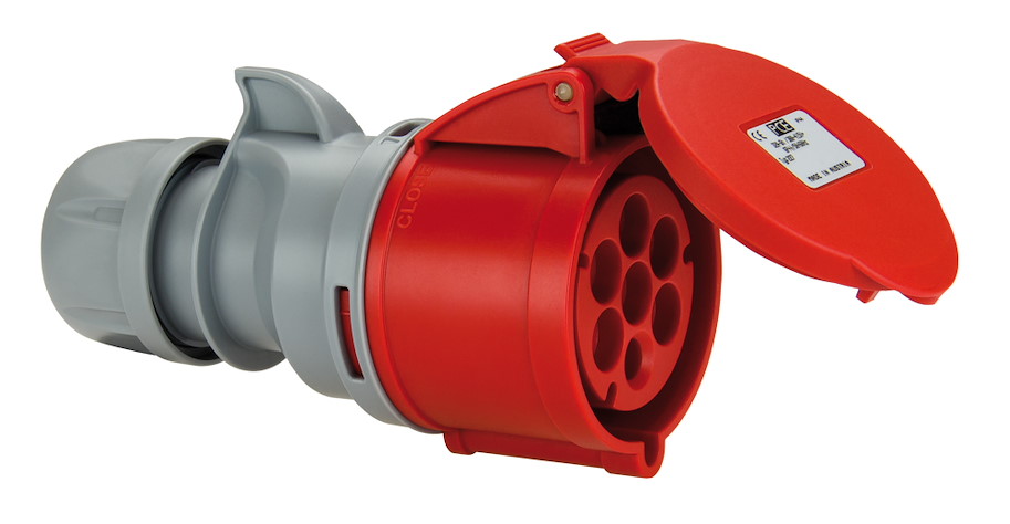 217-9v Kupplung 16A 7p 9h IP44/54 Shark PCE