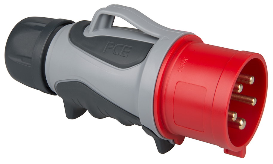 70253-6TT CEE Phasenwender 32A 5P 6h GRIP IP44/54 TT PCE