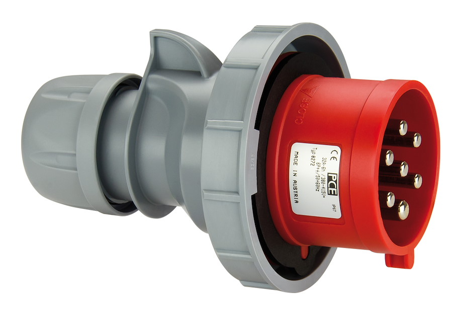 0172-6v Stecker 16A 7p 6h IP66/67 Shark PCE