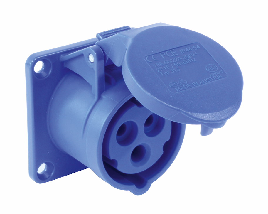 313-6f0 Anbaudose gerade 16A 3p 6h IP44/54 PCE