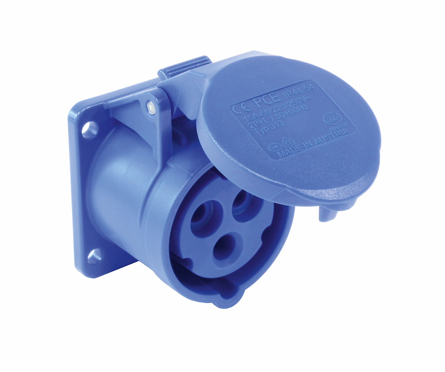 313-6f5 Anbaudose gerade 16A 3p 6h IP44/54 PCE