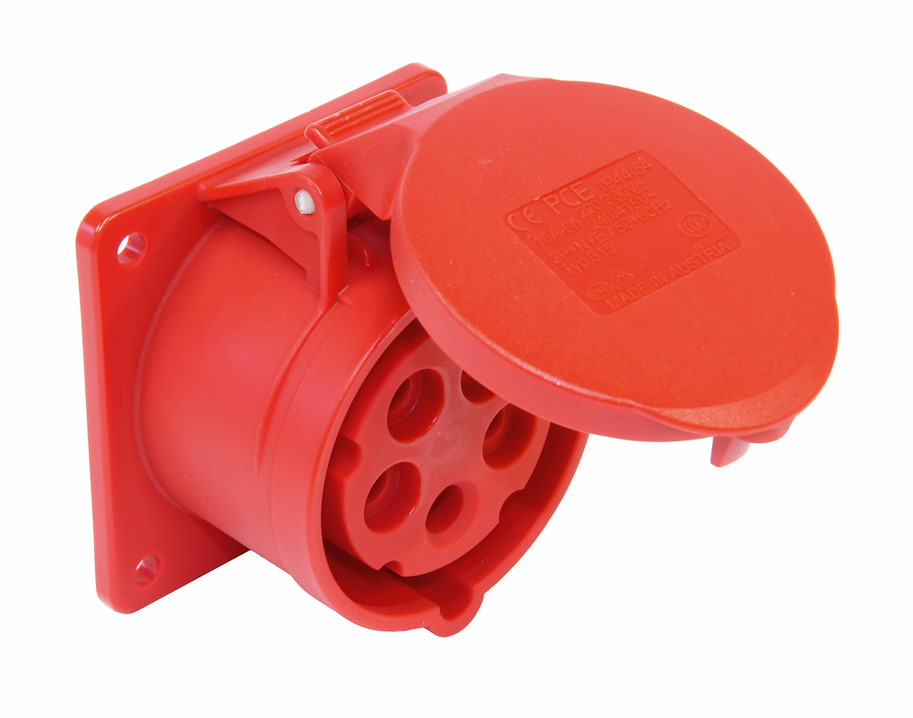 314-7f7 Anbaudose gerade 16A 4p 7h IP44 PCE