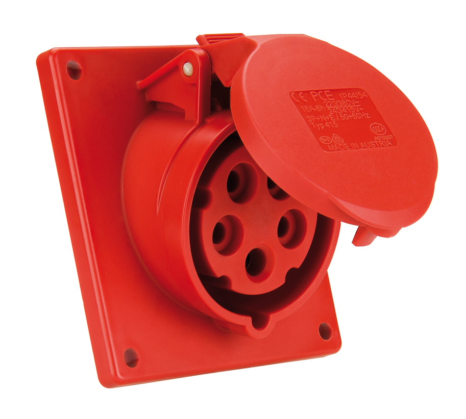 425-6f9 Anbaudose schräg 32A 5p 6h IP44/54 PCE