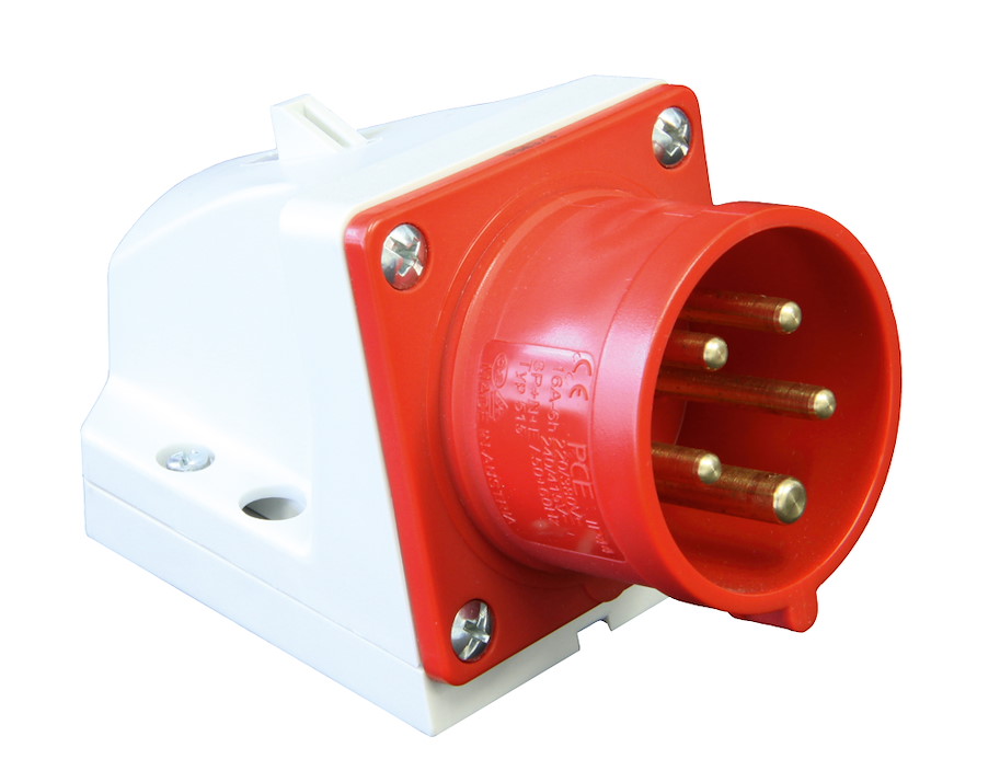 515-7 Wandgerätestecker 16A 5p 7h IP44 PCE