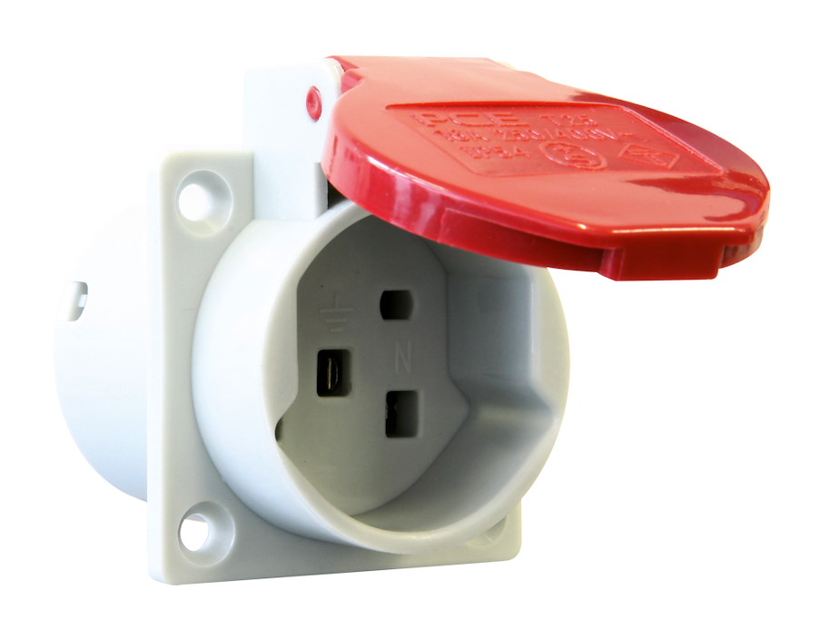 1025-0r Schuko Dose Schweizer Standard T25