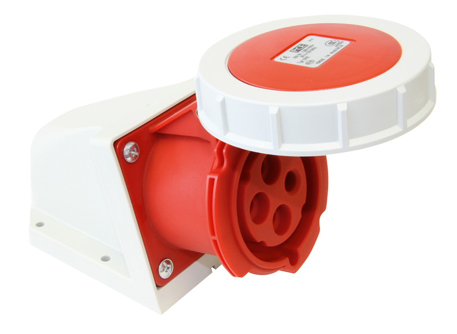 1242-3v Container Wandsteckdose 32A 4p 3h IP67 PCE
