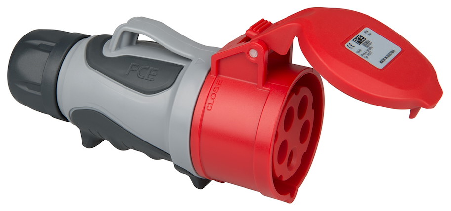 2153-6TT CEE Kupplung 16A 5p 6h GRIP IP44/54 TT PCE