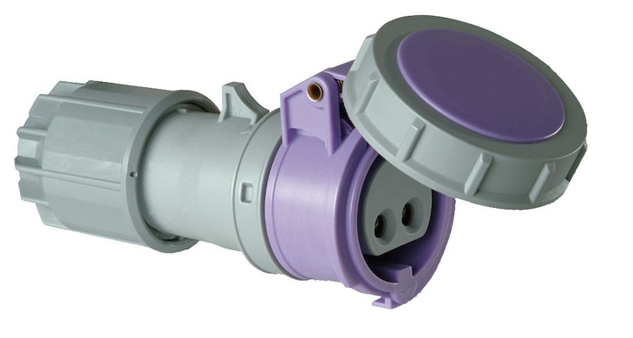 2822-10v Kupplung 16A 2p 24/42V 10h IP67 TWIST PCE
