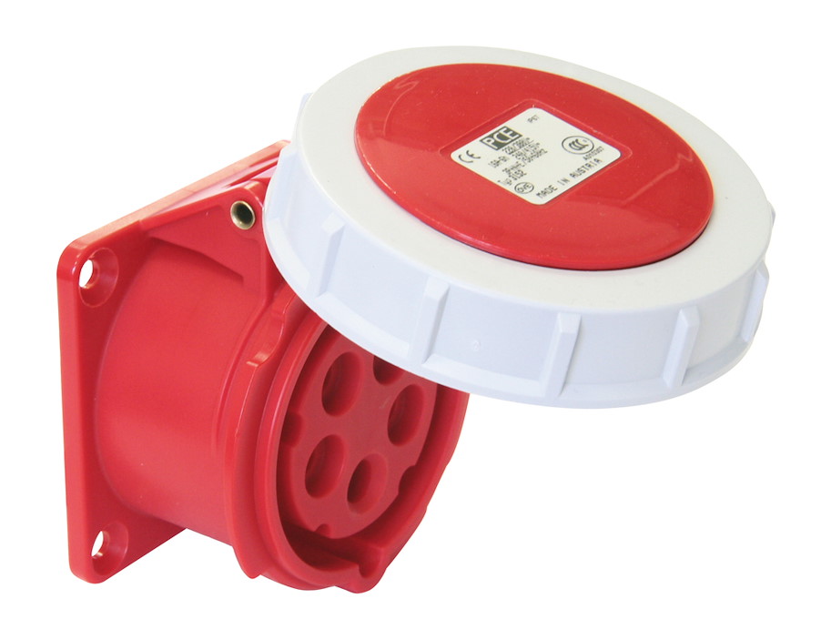 3132-6 Anbaudose gerade 16A 3p 6h IP67 PCE