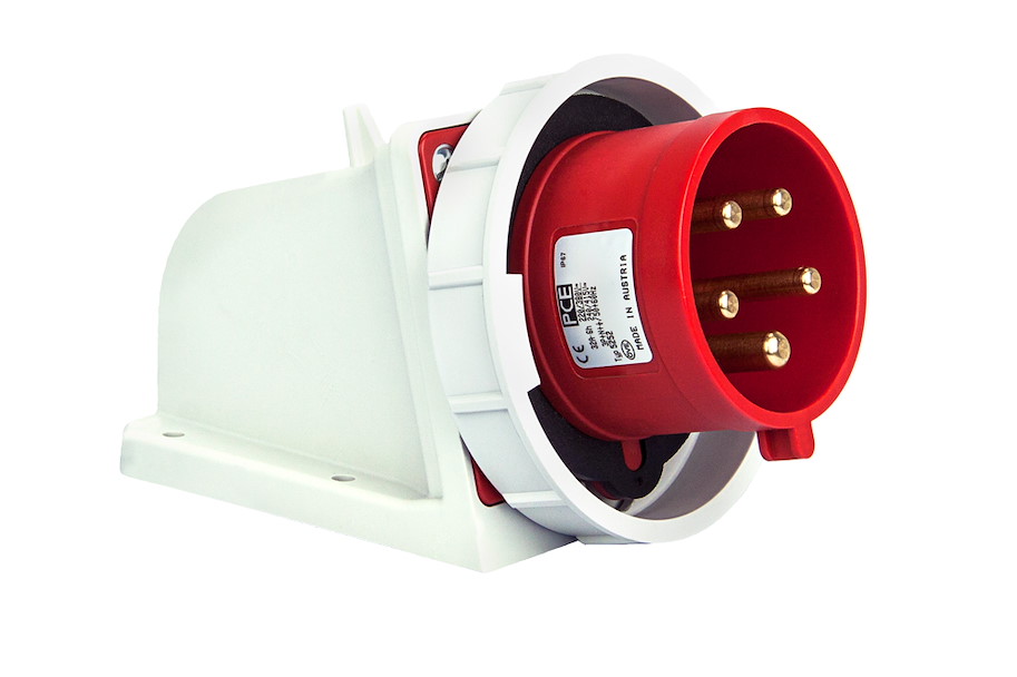 5232-6k Wandgerätestecker 32A 3p 6h IP67 PCE