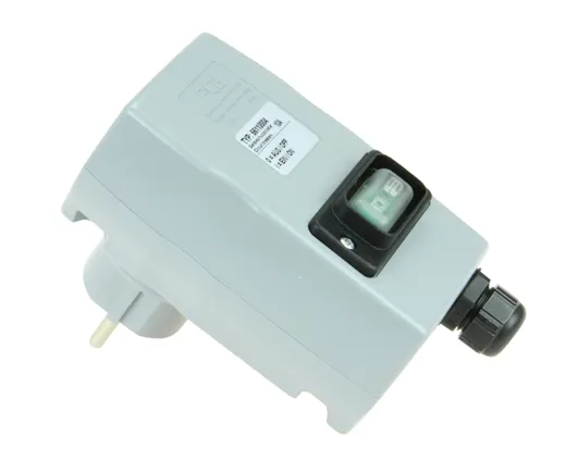 56116004 Motorschutz mit Schutzkontaktstecker 16A 230V IP44 für alle einphasigen Motoren PCE