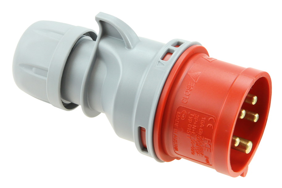 7015-6TT Phasenwender Stecker 16A 5p 6h IP44 Turbo Shark PCE