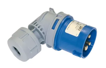 8013-6TT Winkelstecker 16A 3p 6h IP44 Turbo Twist PCE
