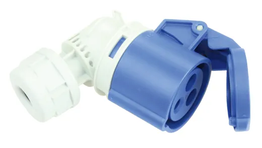 8213-6 Winkelkupplung 16A 3p 6h IP44 PCE