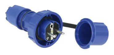 20051-b Schutzkontaktstecker mit Schutzkappe 16A 3p 250V IP66/68 Nautilus PCE
