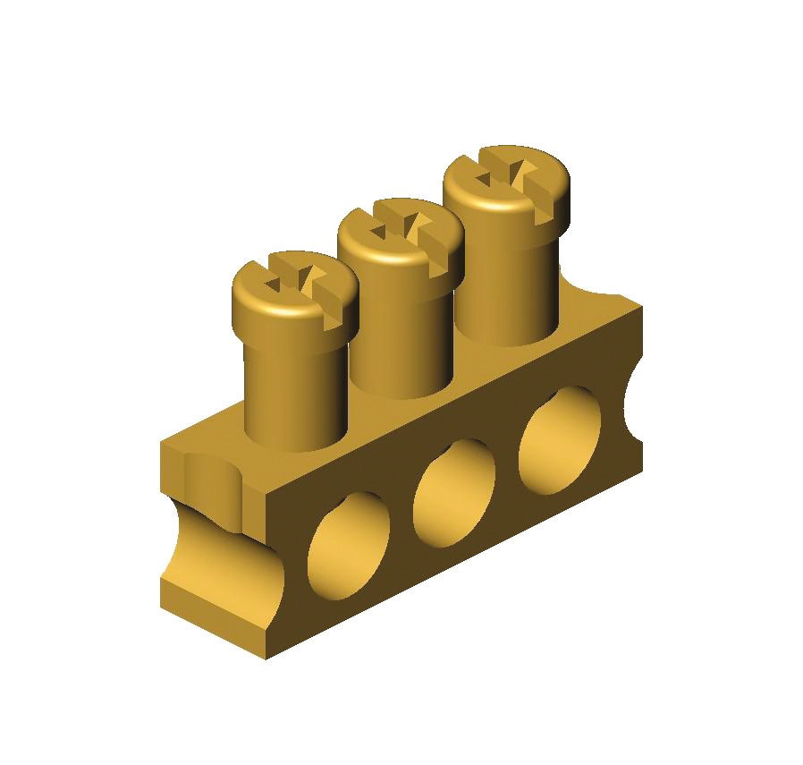 171403-20 Klemme VC Bar Rail 3p     20 Stück PCE