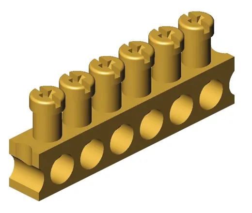 171406-20 Klemme VC Bar Rail 6p         20 Stück PCE