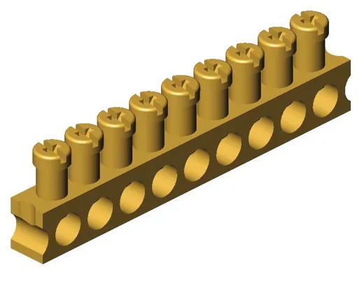 171409-20 Klemme VC Bar Rail 9P 20 Stück PCE