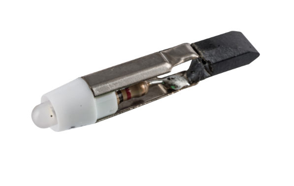 2505135B3 2505135B3 Telefonsteck-LED T5,5 AC/DC, Keilsockel, T5,5 mit Einweggleichrichter, blau NLD