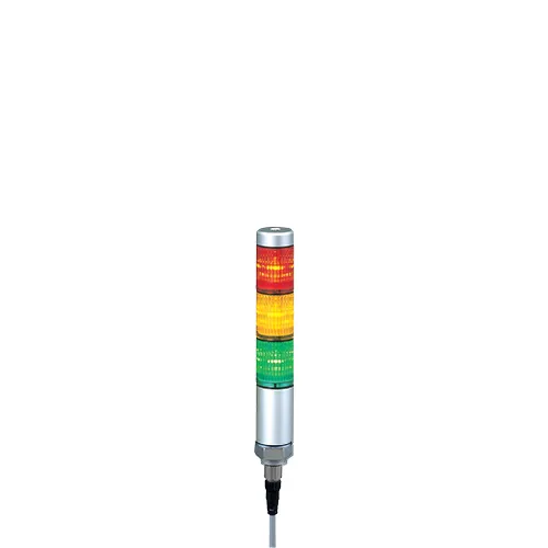 LED Signalturm mit M12 Stecker, LED Farben: rot, gelb, grün