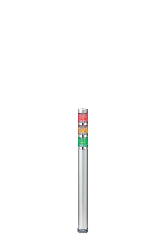 LED Signalturm   PNP   3m Kabel, klare Linse, LED Farben: rot, gelb, grün  