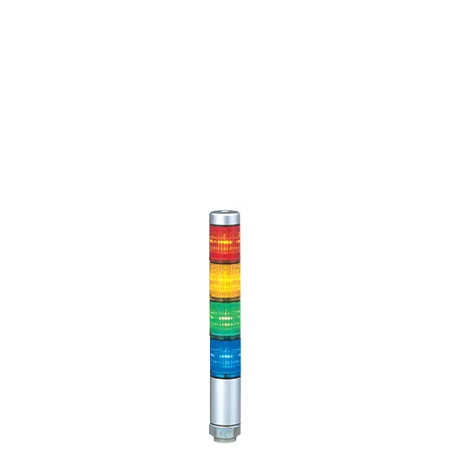 LED Signalturm mit 3m Kabel, kurzes Gehäuse, LED Farben: rot, gelb, grün, blau