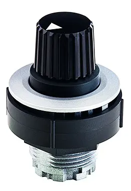 KRJMR Potentiometer-Antrieb silberfarben Schlegel