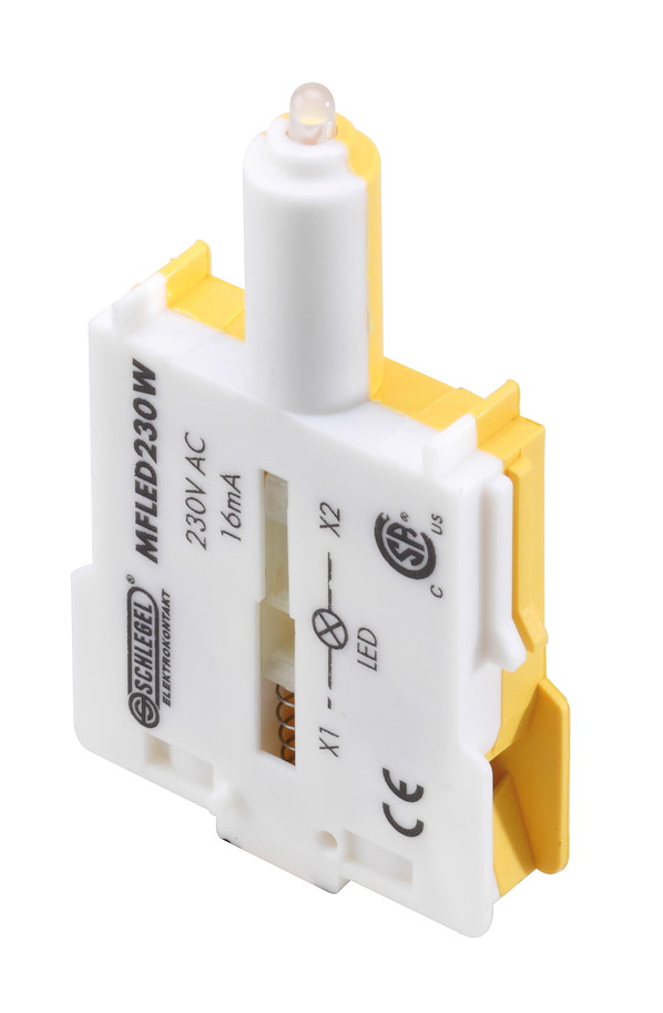 MFLED230W Modul-Lampenelement rastend 230V Schlegel
