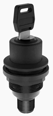 SSWSSA18OI_C008 SSWSSA18OI_C008 - Schlüsseltaster rastend mit M12-Anschluss 4-polig Schlegel