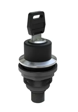 SVASSA17II_C009 SVASSA17II_C009 - Schlüsseltaster rastend mit M12-Anschluss 4-polig Schlegel