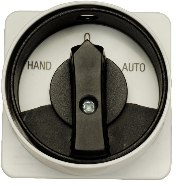 Sicherheitsschalter Hand-0-Automat Einbau Grau