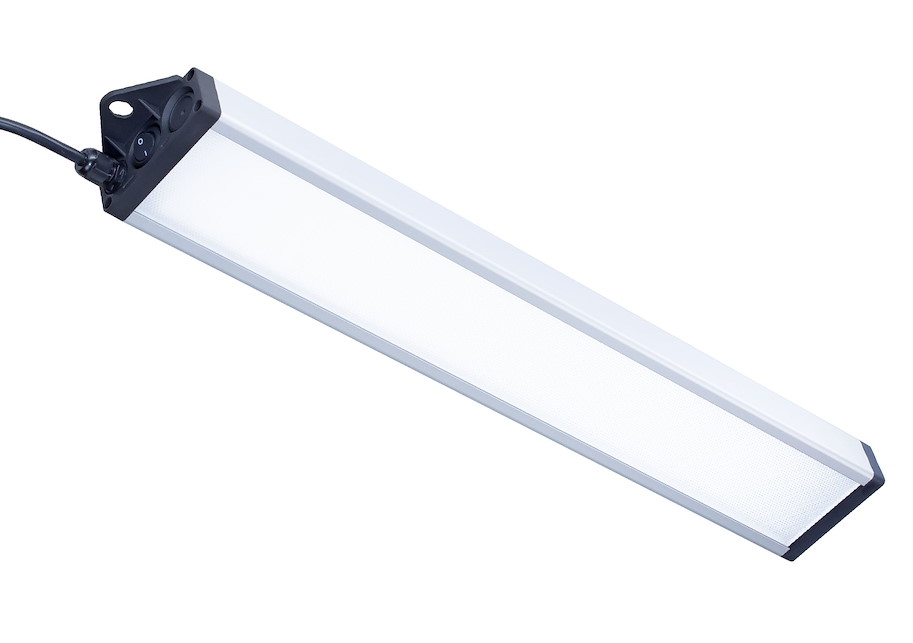 Arbeitsplatzleuchte UNILED SL AC 1545mm Abdeckung Mikroprismen 100ﾰ ~51W Netzstecker und 3m Anschlussleitung 220-240V AC