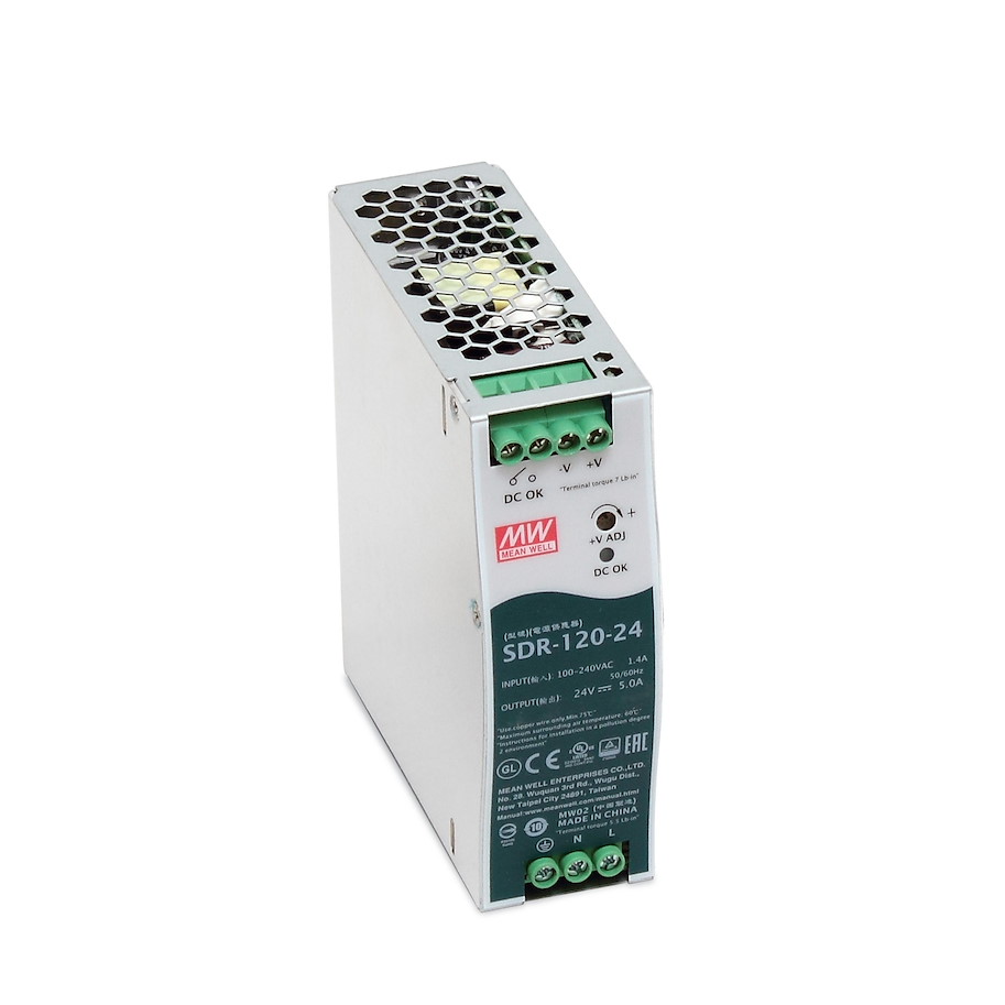 Netzteil Netzteil Hutschienen Netzteil ~120W Ausgang Festspannung 24V DC