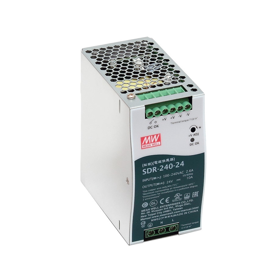 Netzteil Netzteil Hutschienen Netzteil ~240W Ausgang Festspannung 24V DC