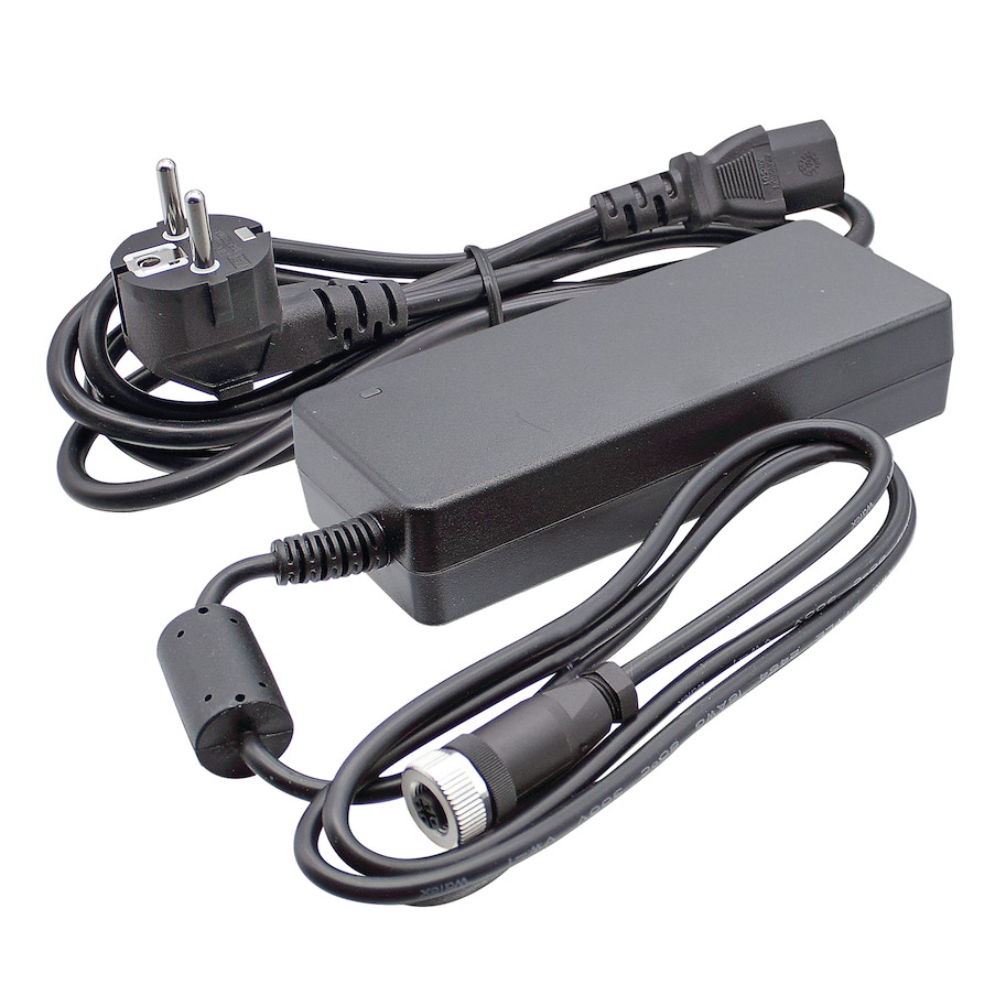 Netzteil Netzteil Tischnetzteil ~60W Ausgang Festspannung 24V DC M12 Sensorbuchse A-kodiert gerade
