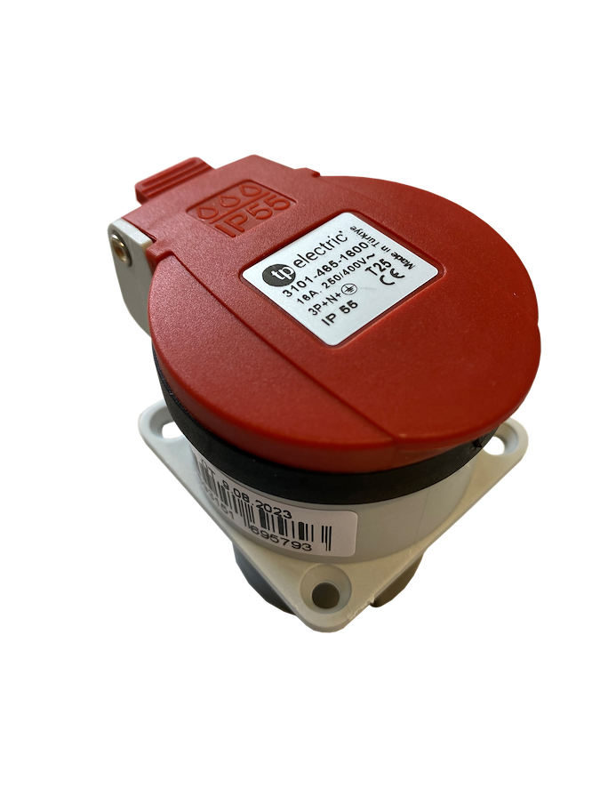 Schutzkontaktsteckdose Schweizer Standard T25 16A IP55 (rot)